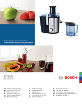 Bosch MES25 Serie Manuale utente