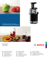 Bosch MESM7 Serie Manuale del proprietario