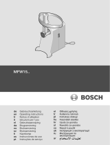 Bosch MFW1545/04 Manuale utente