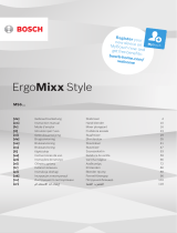 Bosch ErgoMixx Style MS6 Serie Manuale del proprietario