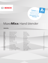 Bosch MS8CM6160 MaxoMixx Manuale del proprietario