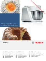 Bosch MUM5 1000W WHITE SILVER MUM58257 Manuale del proprietario