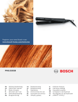 Bosch PHS2101B/01 Manuale utente