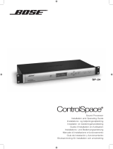 Bose Professional ControlSpace SP-24 sound processor Guida d'installazione