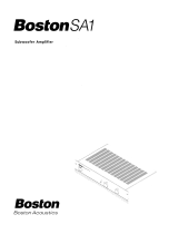 Boston SA1 Manuale utente