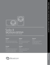 Boston Acoustics SOLO II Manuale del proprietario