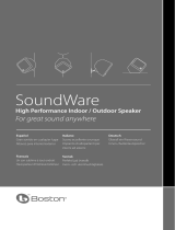 Boston Acoustics SoundWare Manuale utente