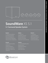 Boston Acoustics SoundWare XS 5.1 Manuale utente