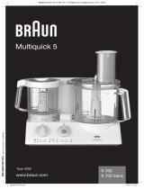 Braun K 700 black Manuale utente