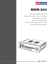Brigade MDR-304-XXX (2875)(2876)(2877)(3478)(3480) Manuale utente
