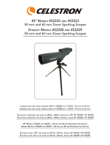 Celestron 52223 Zoom 60 mm Télescope Longue-vue 45 degrés Manuale utente