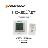 Celestron HomeCast Weather Station Manuale utente