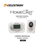 Celestron HomeCast Lite Weather Station Manuale utente