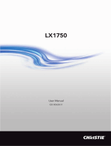 Christie LX1750 Manuale utente