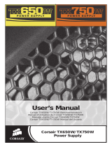 Corsair TX650W Manuale utente