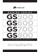 Corsair GAMING SERIES GS600 Manuale utente