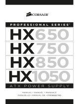 Corsair HX750 Manuale utente