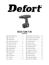 Defort DCD-12N-7-B Manuale del proprietario