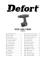 Defort DCD-14N-7-BDK Manuale utente