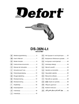 Defort DJS-505-B Manuale utente