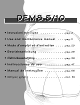 DeLonghi DEM8.5 Manuale del proprietario