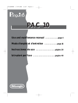 DeLonghi PAC10 Manuale utente