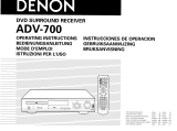 Denon ADV-700 Manuale del proprietario