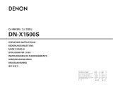Denon DN-X1500S Manuale utente