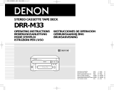 Denon DRR-M33 Manuale del proprietario