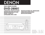Denon DVD-2800II Manuale utente