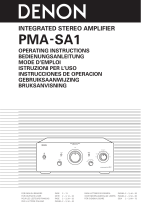 Denon PMA-SA1 Manuale utente