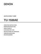 Denon TU-1500AE Manuale utente