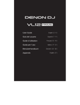 Denon DJ VL12 Prime DJ Manuale del proprietario