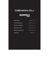 Denon DJ X1850 Prime Professional 4-Channel DJ Club Mixer Manuale utente