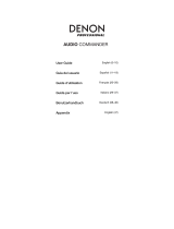 Denon Pro­fes­sional Audio Commander Manuale utente