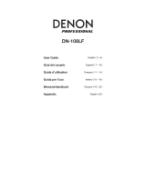 Denon Professional DN-108LF Manuale utente
