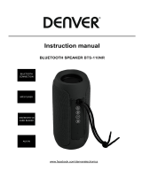 Denver BTS-110NR Bluetooth Speaker Manuale utente