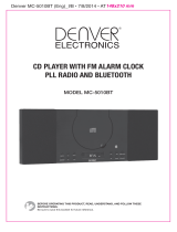Denver MC-5010BTBLACKMK2 Manuale utente