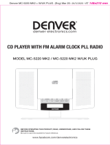 Denver MC-5220BLACKMK2 Manuale utente