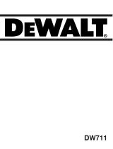 DeWalt DW711 Manuale utente