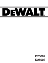 DeWalt D25003K Manuale utente