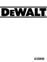 DeWalt D25830K Manuale utente