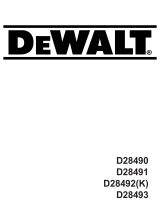 DeWalt D28492(K) Manuale del proprietario