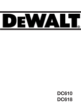DeWalt DC610KN Manuale del proprietario