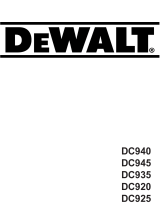 DeWalt DC 920 Manuale del proprietario