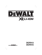 DeWalt DCF813 Manuale del proprietario