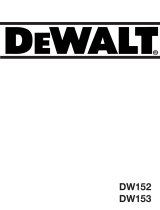 DeWalt DW152 Manuale del proprietario