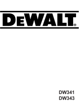 DeWalt DW341M Manuale utente