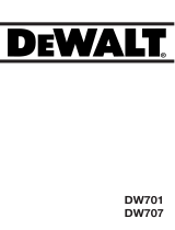 DeWalt DW701 Manuale utente