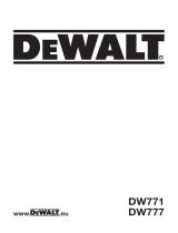 DeWalt DW771 Manuale del proprietario